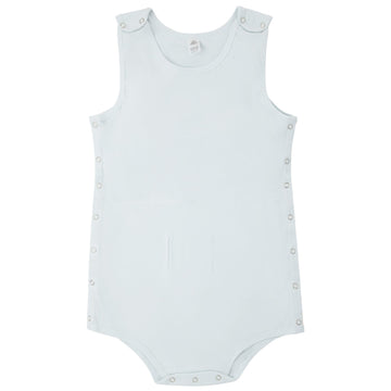 Buttermint 830 White Beginner's Snapped Bodysuit with Shelf Bra / 2 Pack Myselflingerie.com